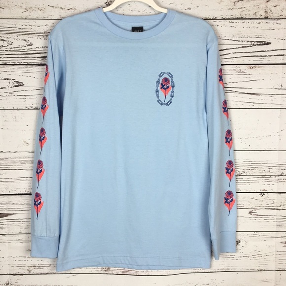 obey airbrushed rose hoodie